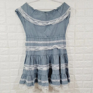 Kazo embroidered lace dress. Size XS